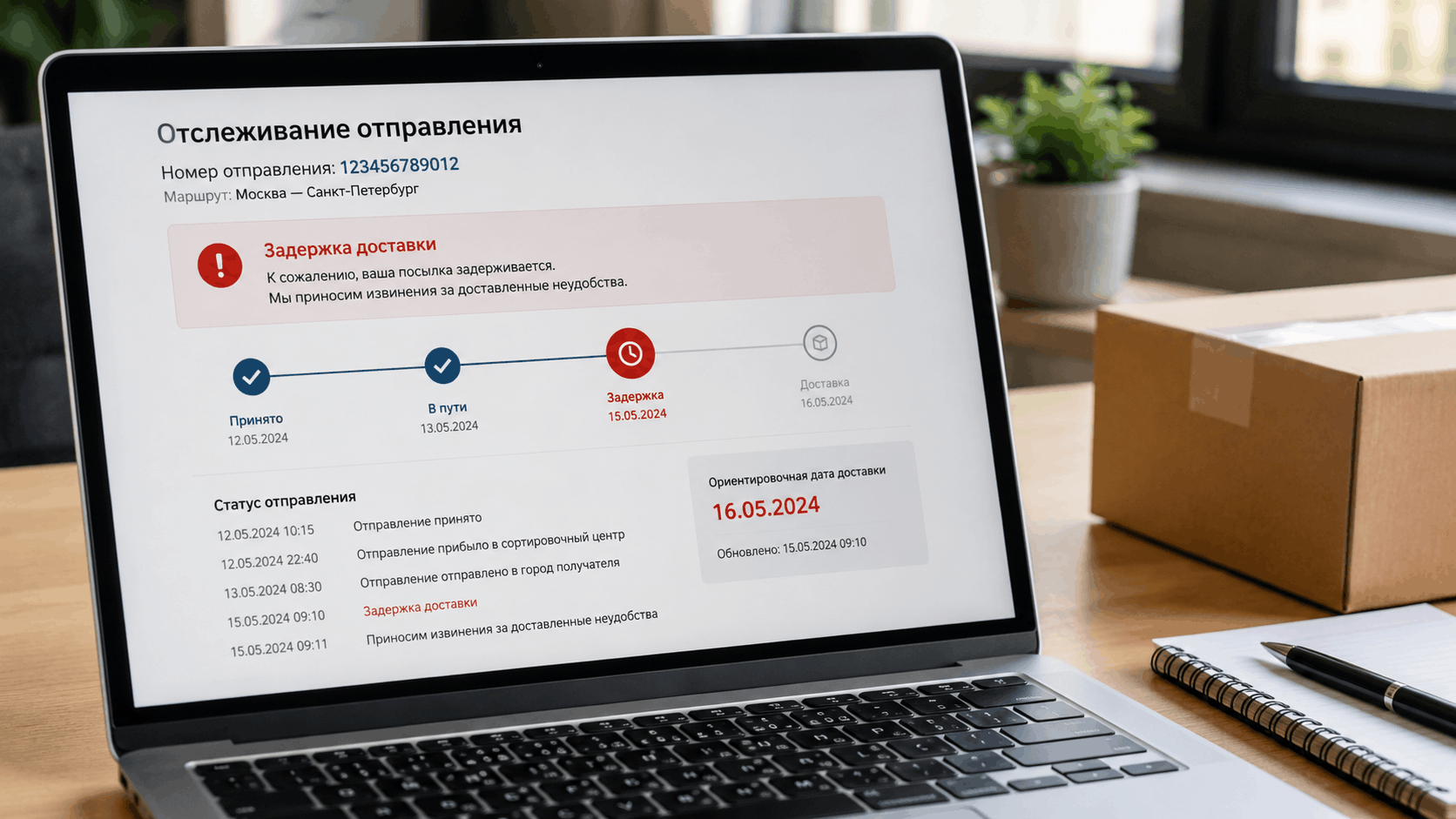 Что делать, если перевозчик сорвал сроки доставки