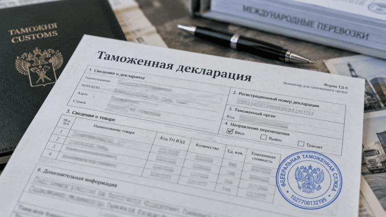 таможенная декларация 2026