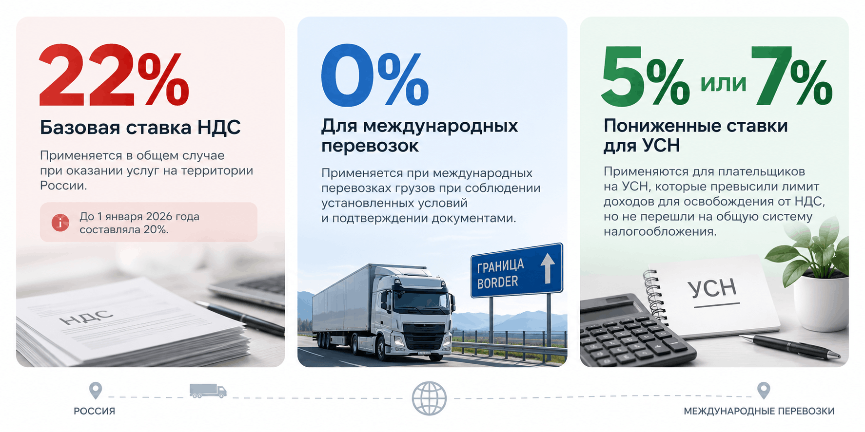 Какая ставка НДС применяется к перевозке грузов